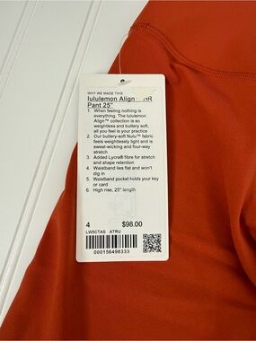 Lululemon Align HR Pant 25" - Rust